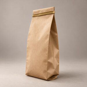 Bolsa para café con fuelle lateral - Kraft