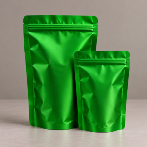 Bolsas doypack trilaminadas y aluminizados - Verde (500 unidades)