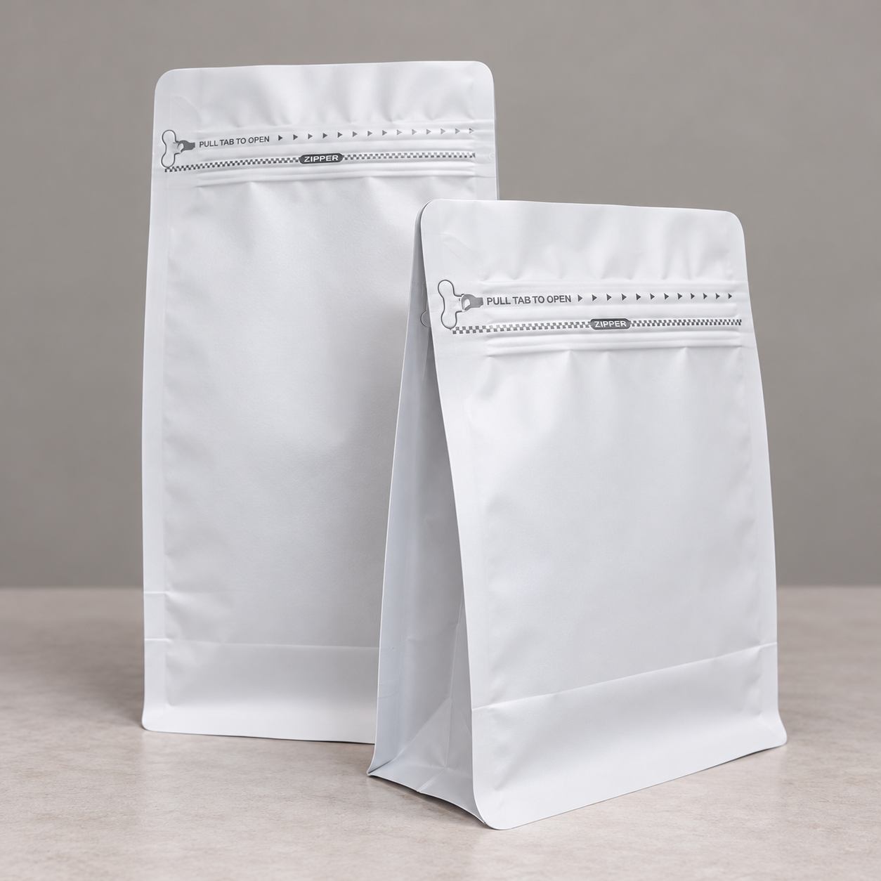 Bolsas para café de 8 sellos - Blanco (1,000 unidades)