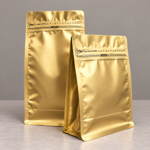 Bolsas para café de 8 sellos - Oro (500 unidades)